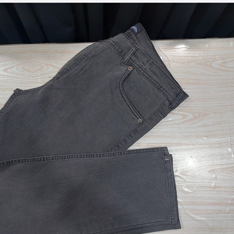 شلوار کار لی راسته سایز 50 خاکستری